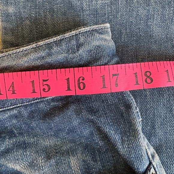 Diesel Blue Slim Straight Jeans with Vintage Fading - Picture 9 of 10